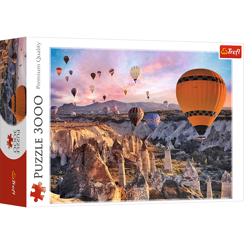 Trefl Red 3000 Piece Puzzle - Balloons over Cappadocia