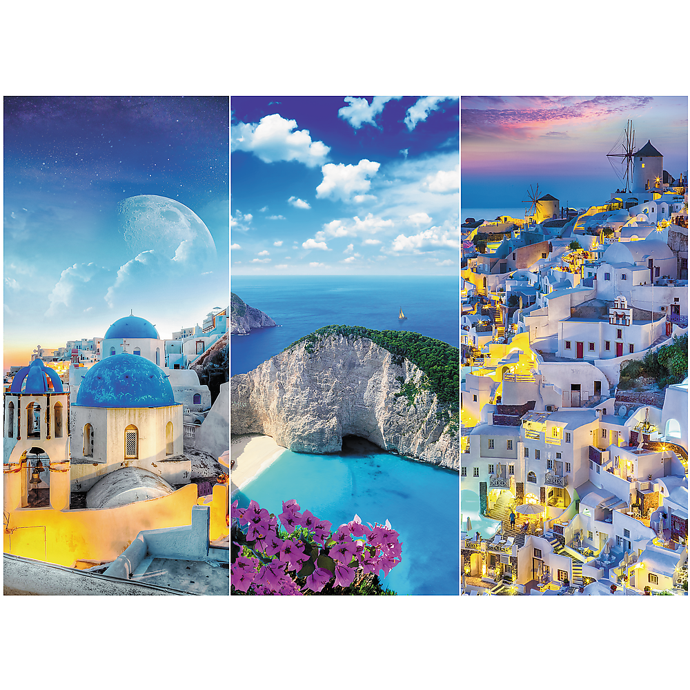 Trefl Red 3000 Piece Puzzle -  Greek holidays