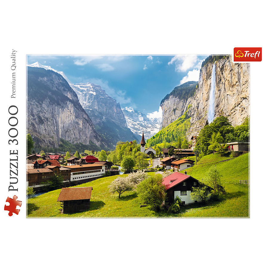 Trefl Red 3000 Piece Puzzle - Funfair/Art Licencing
