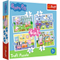 Trefl 4 in 1 (12, 15, 20, 24 Piece) Puzzle - Peppa Pig's Holiday Recollection