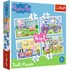 Trefl 4 in 1 (12, 15, 20, 24 Piece) Puzzle - Peppa Pig's Holiday Recollection