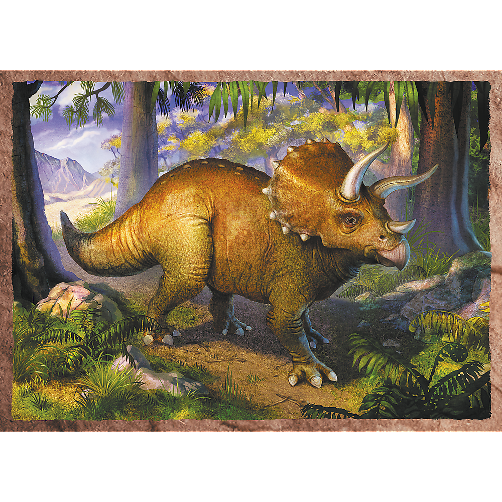Trefl Preschool 4 in 1 Puzzle - Interesting Dinosaurs