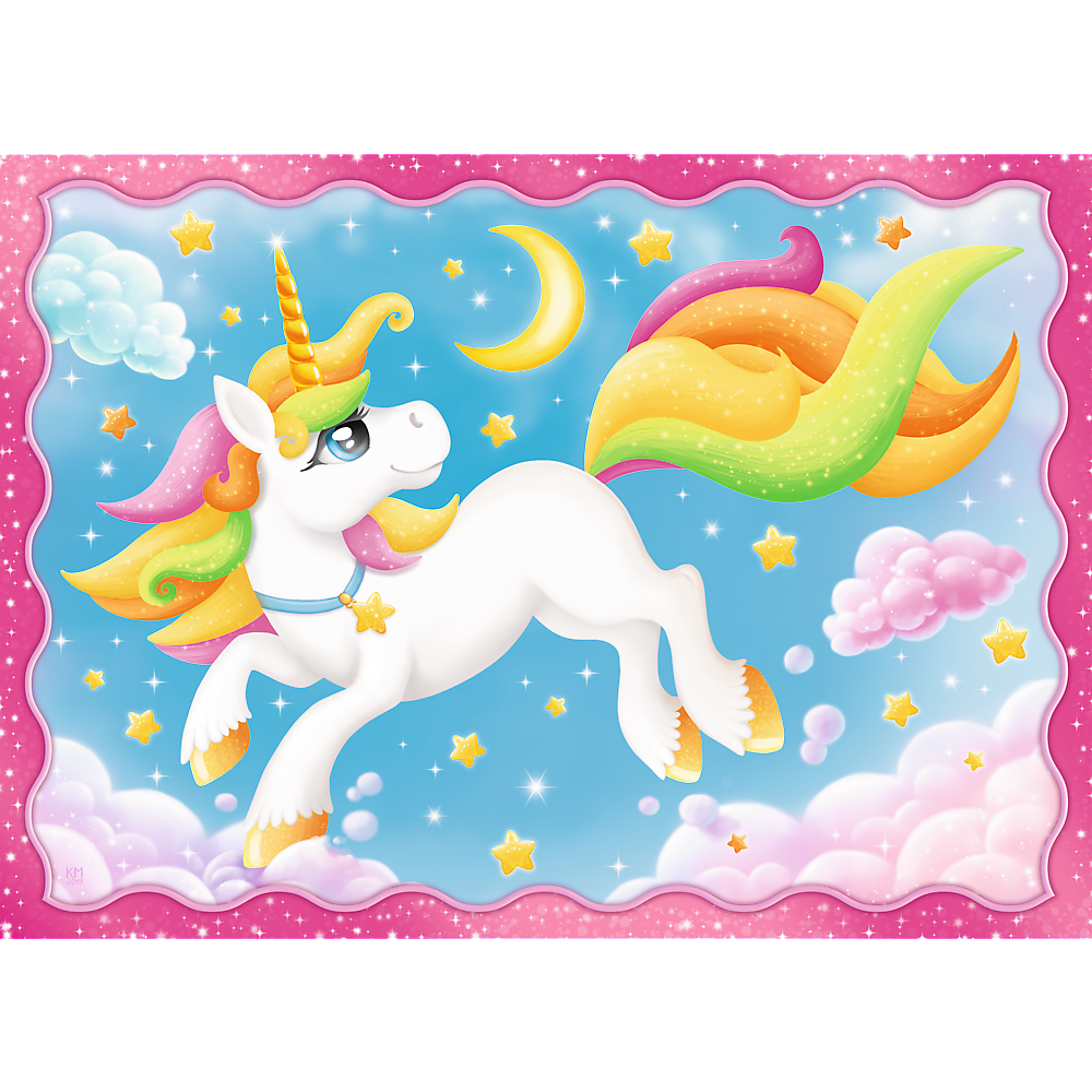 Trefl Preschool 4 in 1 Puzzle - Unicorns and Magic