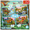 Trefl Preschool 4 in 1 Puzzle - Unique Dinosaurs