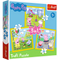 Trefl 3 in 1 (20, 36 & 50 Piece) Puzzle - Peppa Pig's Happy Day