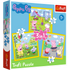 Trefl 3 in 1 (20, 36 & 50 Piece) Puzzle - Peppa Pig's Happy Day