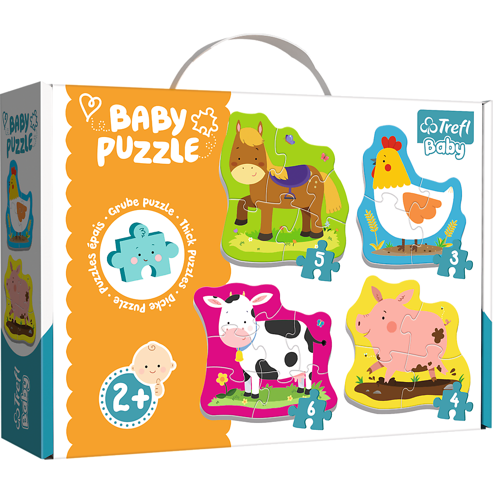 Trefl Baby Classic Puzzle - Animals on the Farm