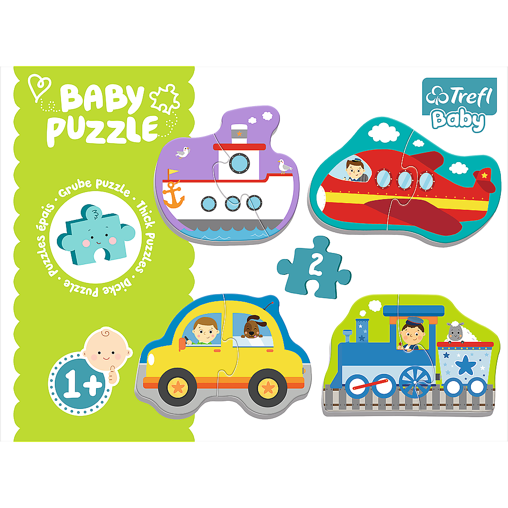 Trefl Baby Classic Puzzle - Transport Vehicles