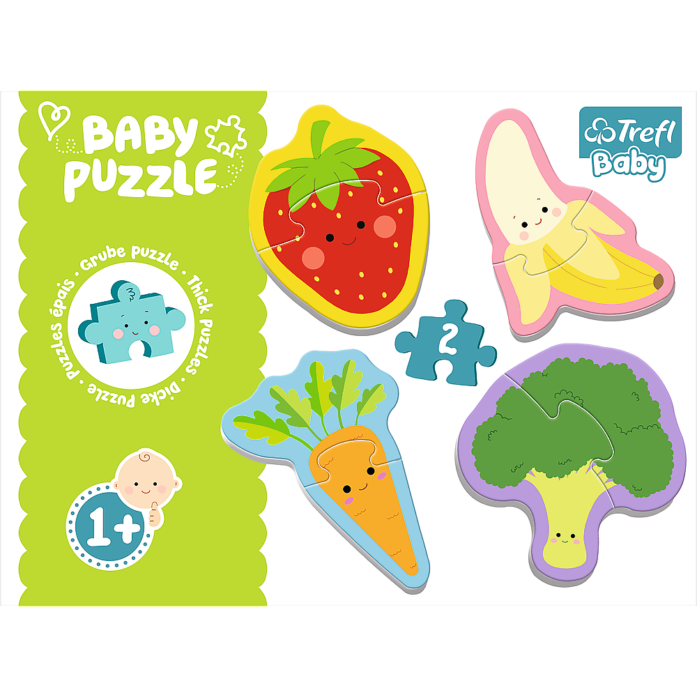 Trefl Baby Classic Puzzle - Vegetables and fruits