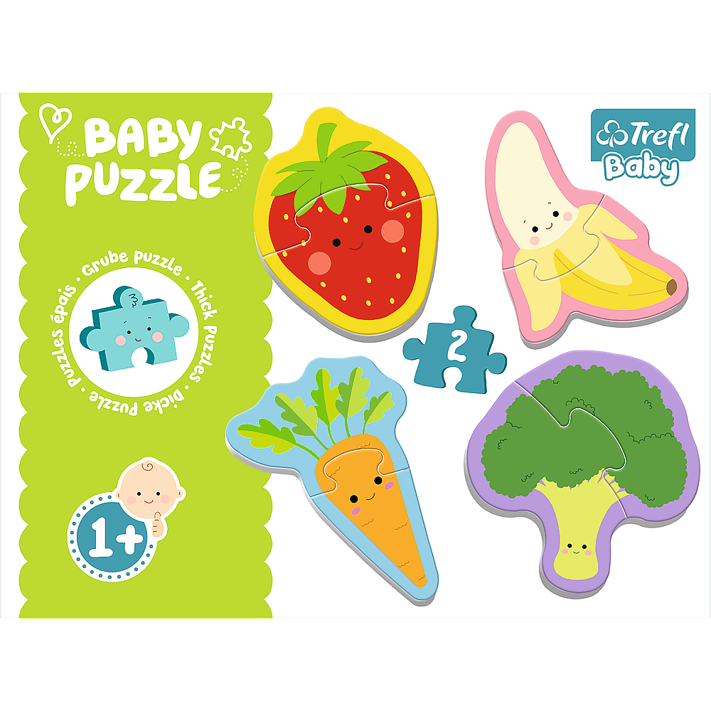 Trefl Baby Classic Puzzle - Vegetables and Fruits