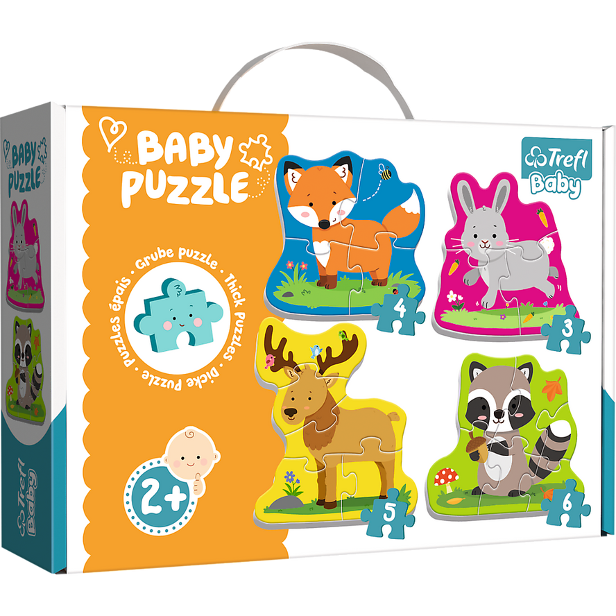 Trefl Baby Classic Puzzle - Forest animals