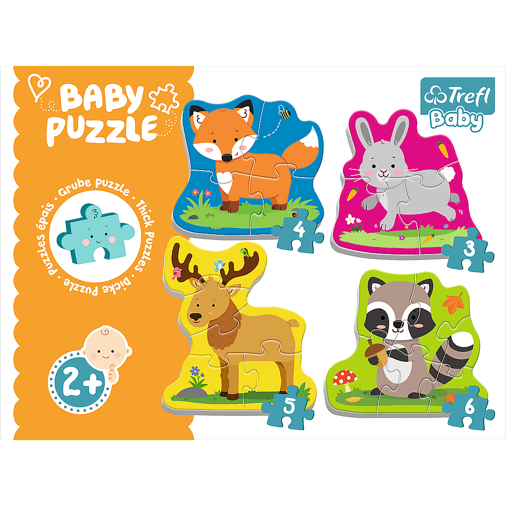 Trefl Baby Classic Puzzle - Forest Animals