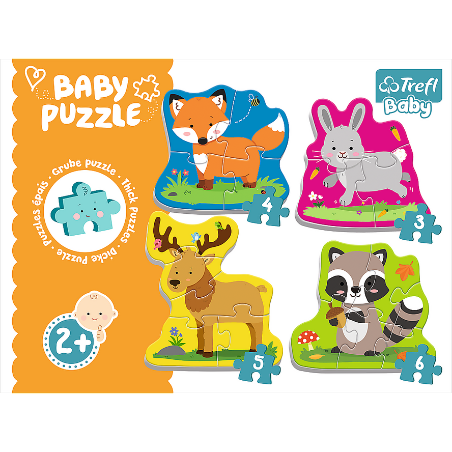 Trefl Baby Classic Puzzle - Forest animals
