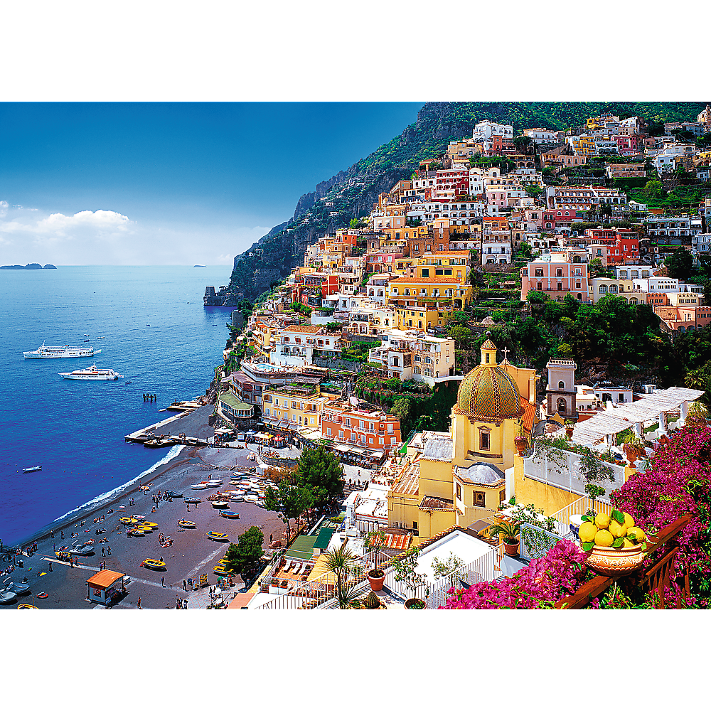 Trefl Red 500 Piece Jigsaw Puzzle - Positano, Italy / Fototeca