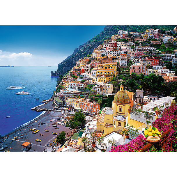 Trefl Red 500 Piece Jigsaw Puzzle - Positano, Italy / Fototeca