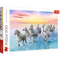 Trefl Red 500 Piece Puzzle - Galloping white horses