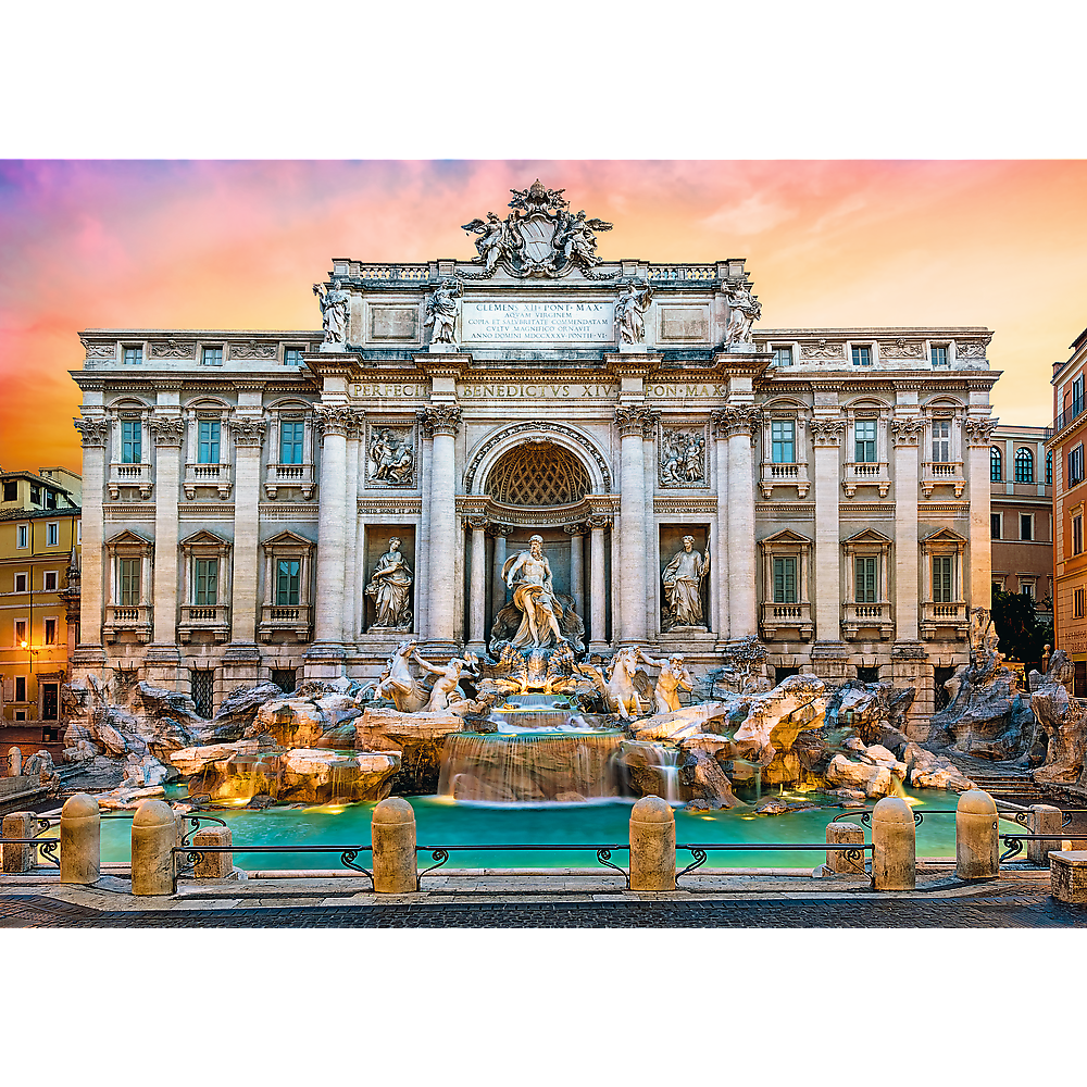 Trefl Red 500 Piece Puzzle - Fontanna di Trevi, Rome