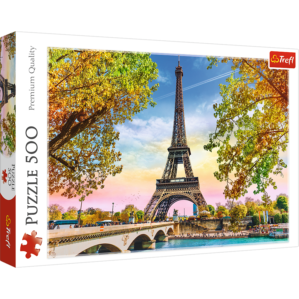 Trefl Red 500 Piece Puzzle - Romantic Paris