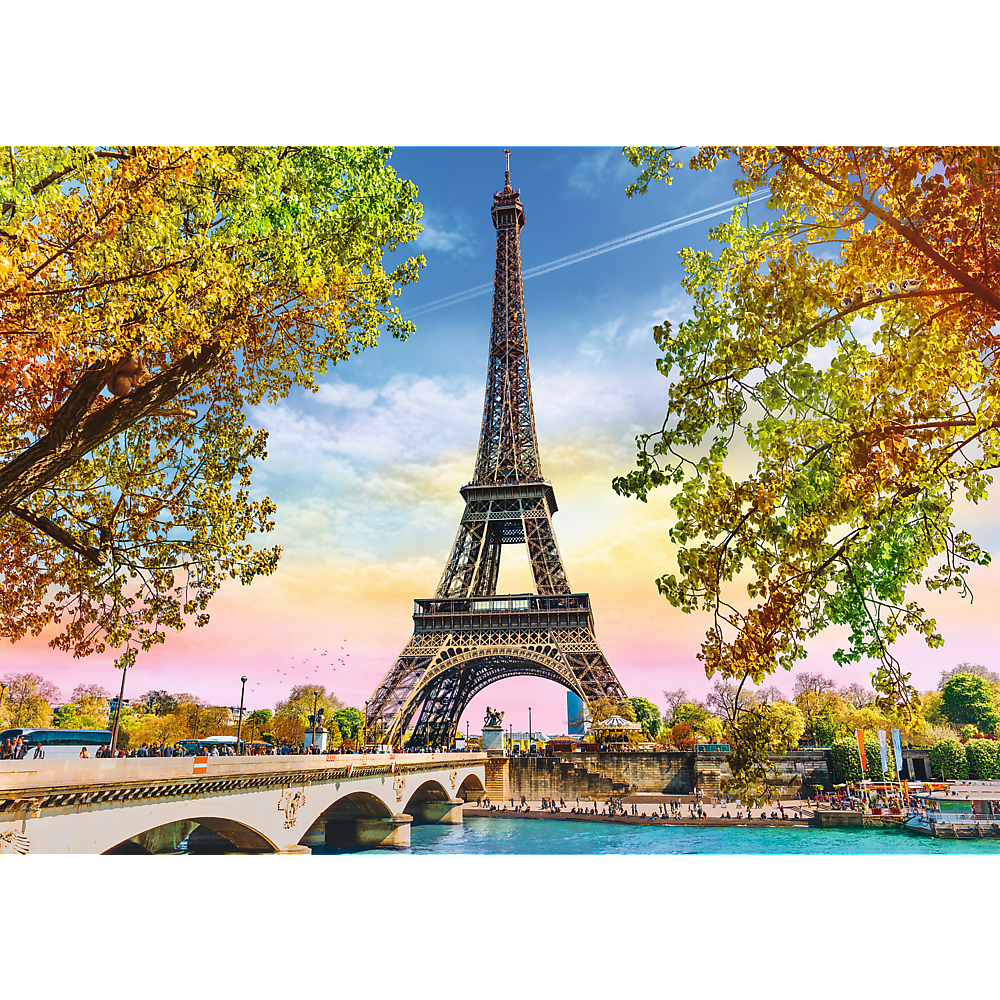 Trefl Red 500 Piece Puzzle - Romantic Paris