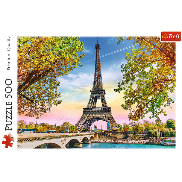 Trefl Red 500 Piece Puzzle - Romantic Paris