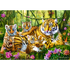 Trefl Red 500 Piece Puzzle - Family of tigers