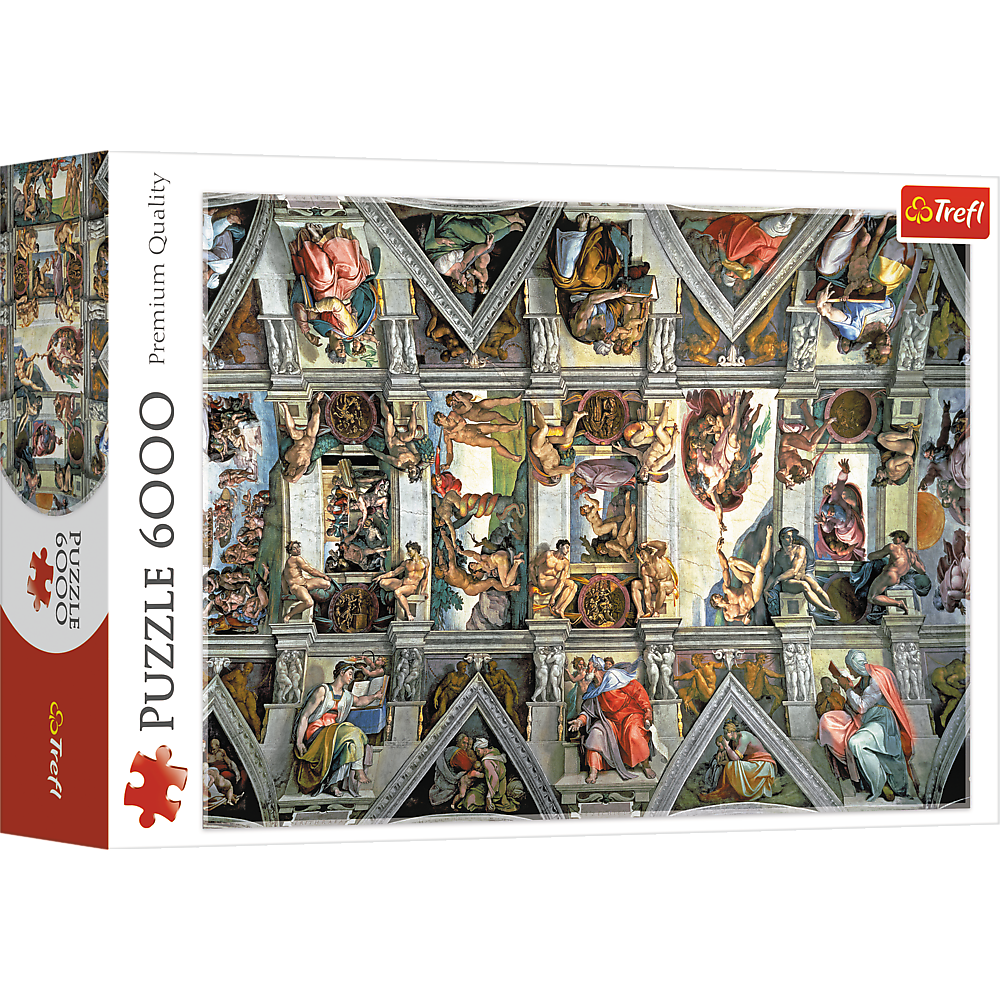 Trefl Red 6000 Piece Puzzle - Sistine Chapel ceiling / Bridgeman