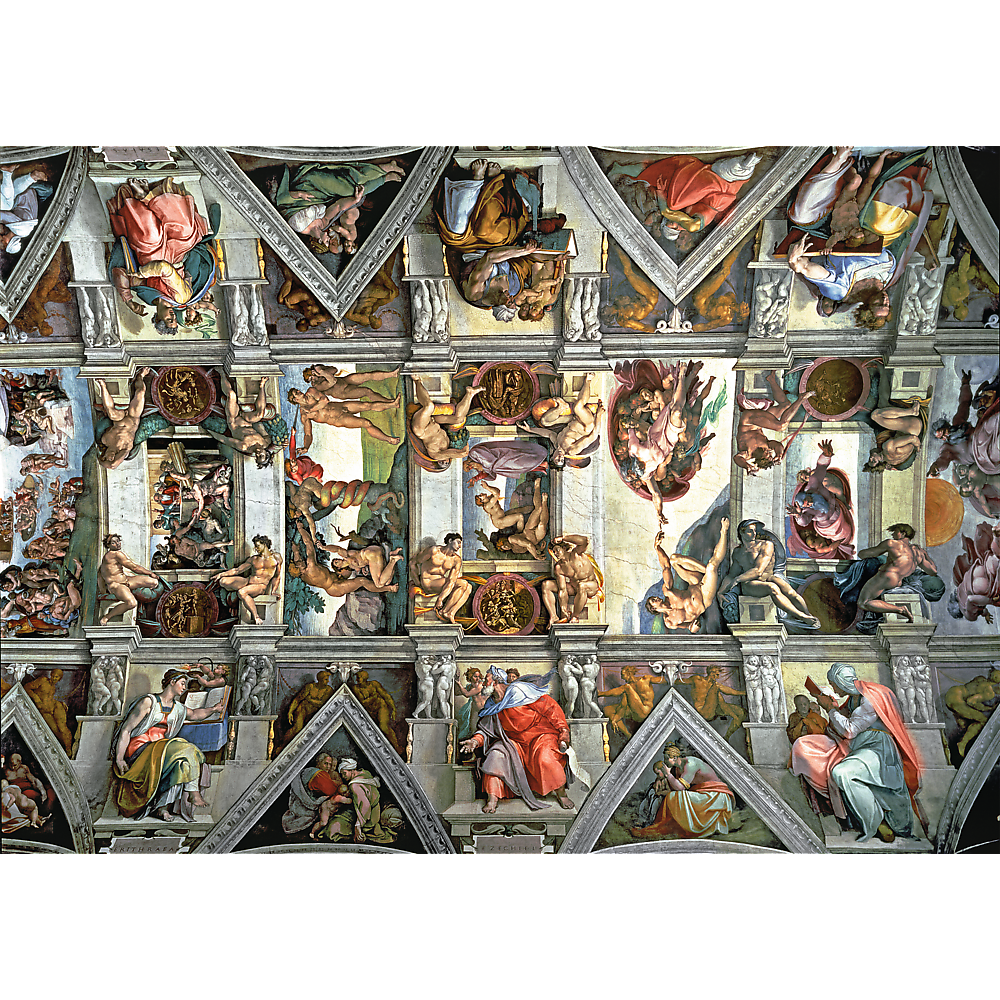 Trefl Red 6000 Piece Puzzle - Sistine Chapel ceiling / Bridgeman