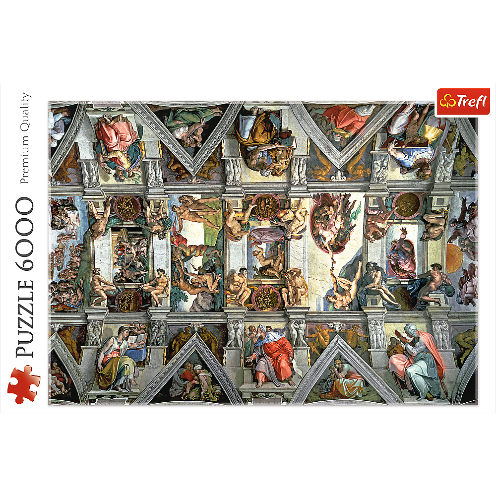 Trefl 6000 Piece Jigsaw Puzzle, Sistine Chapel Ceiling