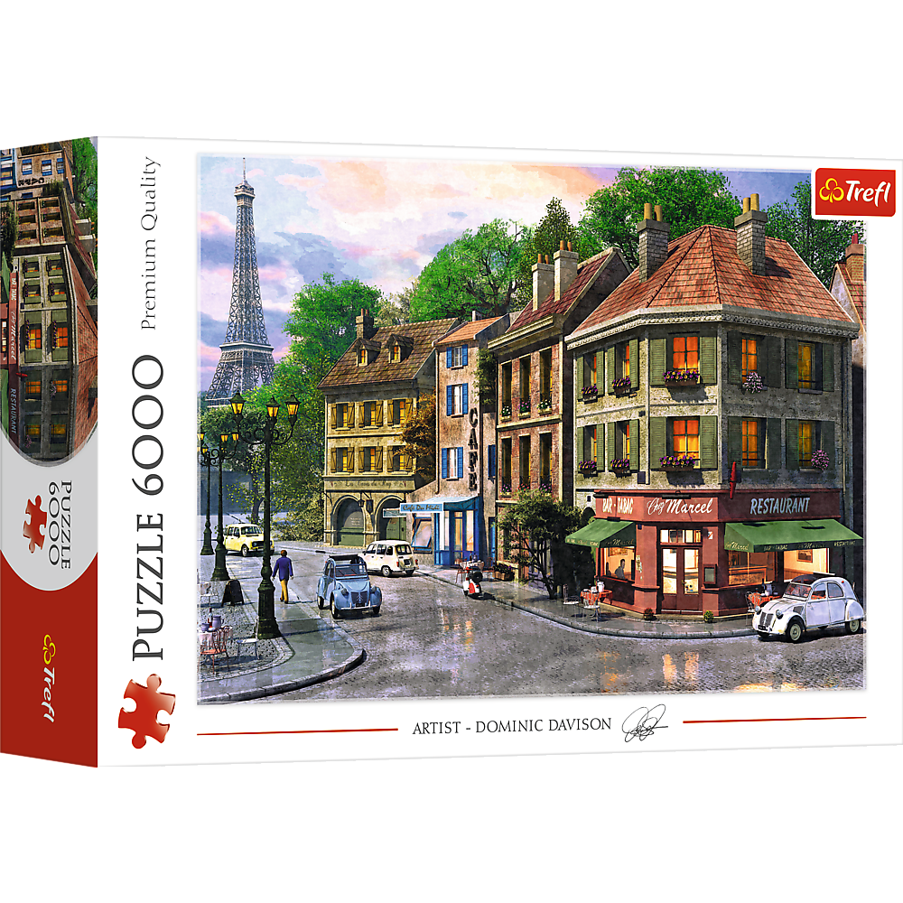 Trefl Red 6000 Piece Puzzle - Street of Paris / MGL