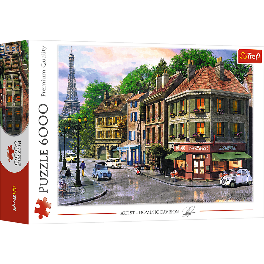 Trefl Red 6000 Piece Puzzle - Street of Paris / MGL