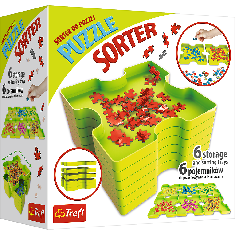 Trefl Red Puzzle Sorter