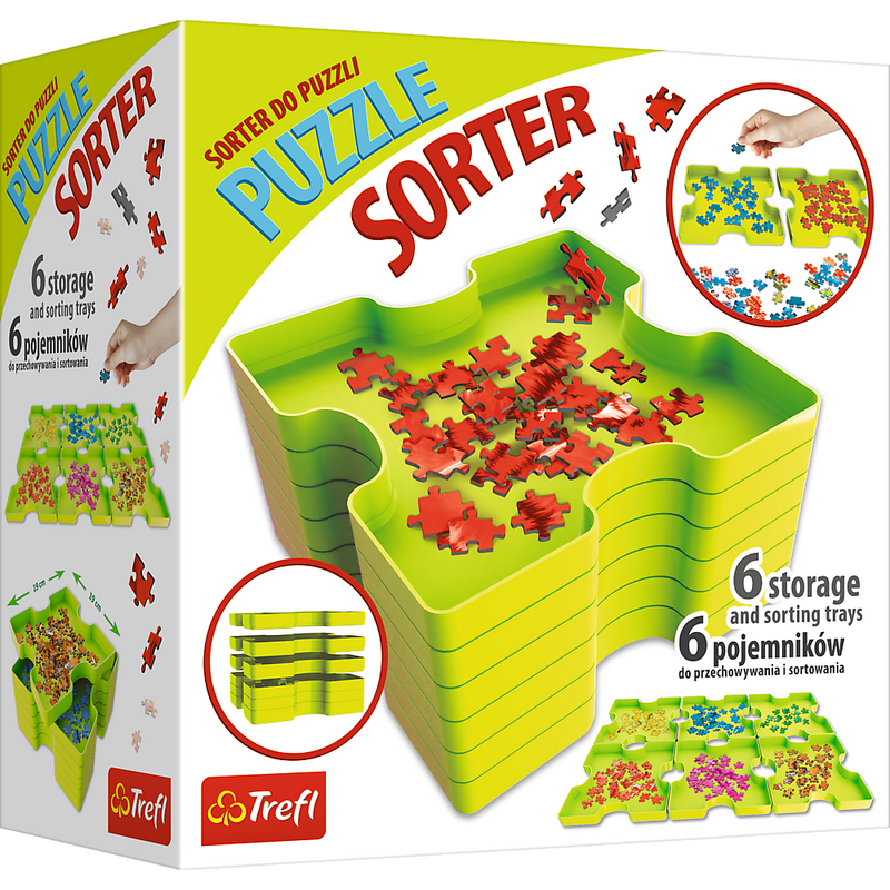 Trefl Red Puzzle Sorter
