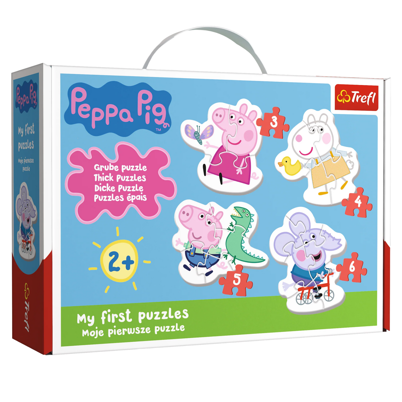 Trefl Baby Classic 4 in 1 Puzzle - Lovely Peppa Pig Jigsaw Puzzle