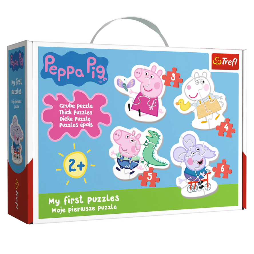Trefl Baby Classic 4 in 1 Puzzle - Lovely Peppa Pig