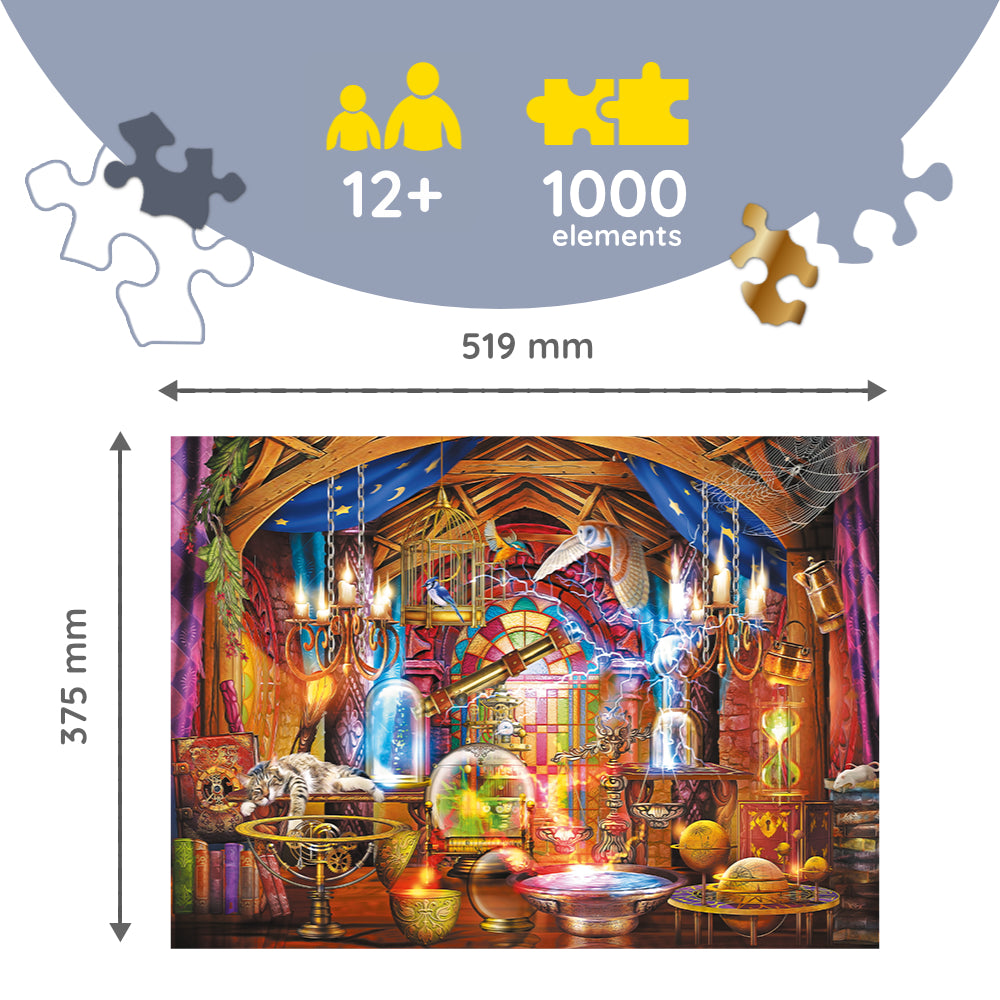 Trefl Wood Craft 1000 Piece Wooden Puzzle - Magical Chamber